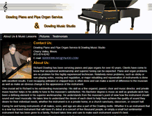 Tablet Screenshot of dowlingmusicstudio.com